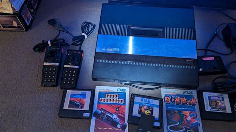 Atari 5200 SuperSystem 4 Port Console Controllers ,Adapters ,Games ...