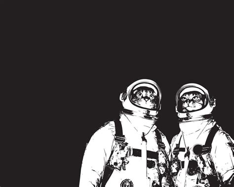 Astronaut Cat Wallpaper