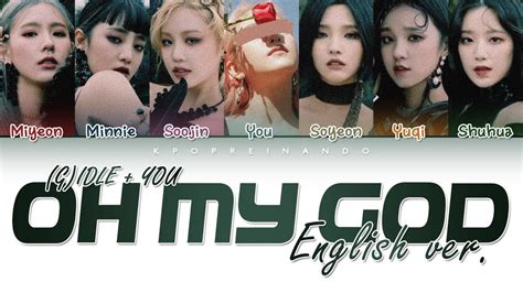 (G)IDLE + YOU - OH MY GOD (English Ver.) [7 Members ver.] - (Color ...