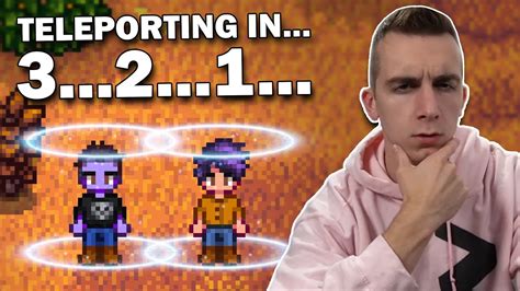 Stardew But WE Teleport Every 60 Seconds ft The Purple Boy - YouTube