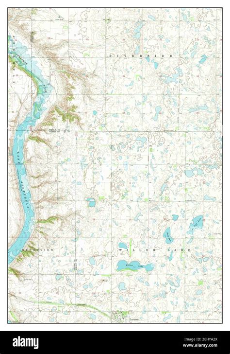 Luverne, North Dakota, map 1967, 1:24000, United States of America by Timeless Maps, data U.S ...