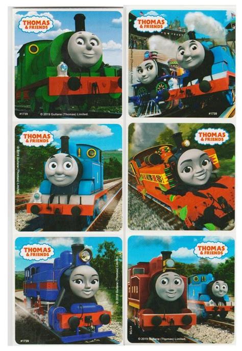 25 Thomas and Friends Stickers, 2.5 X 2.5 - Etsy Hong Kong | Thomas and ...