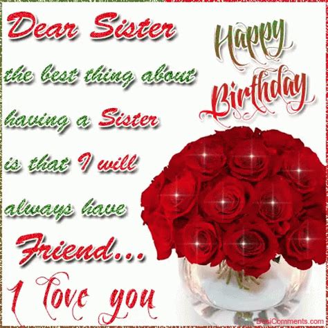 Sister Birthday Sticker - Sister Birthday Happy Birthday - Discover & Share GIFs