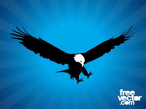 Bald Eagle Silhouette Vector Art & Graphics | freevector.com