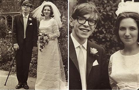 A very dapper Stephen Hawking and his wife Jane in 1965 ~ vintage everyday