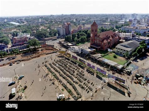 Aerial of Madras Chennai ; Tamil Nadu ; India Stock Photo - Alamy