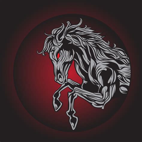 the dark horse logo vector 5490179 Vector Art at Vecteezy