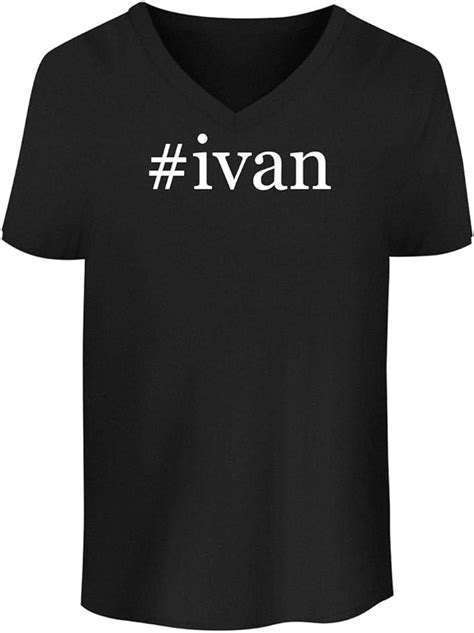 Amazon.com: #ivan - Men's Soft & Comfortable Hashtag V-Neck T-Shirt ...