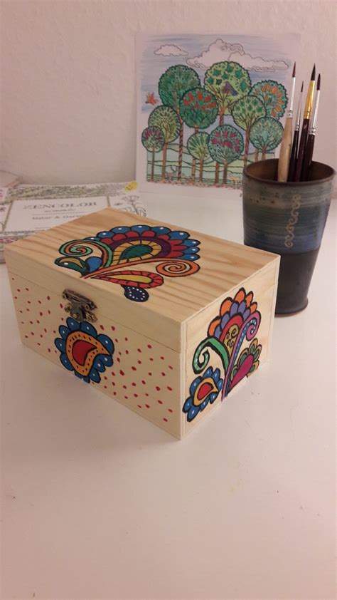 10+ Wooden Box Painting Ideas