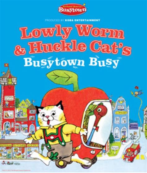 Richard Scarry's Lowly Worm and Huckle Cat: Busytown Busy | Morristown, NJ Patch