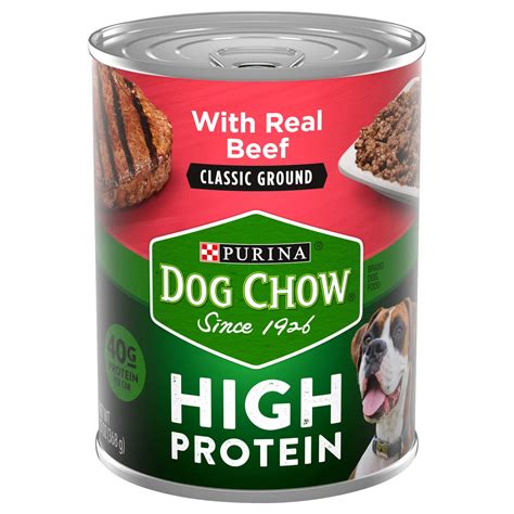 Purina Dog Chow High Protein Classic Ground Wet Dog Food - Shop Dogs at ...