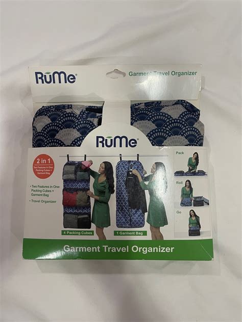 RUME Garment Travel Organizer, Women's Fashion, Jewelry & Organizers, Accessory Holder, Box ...