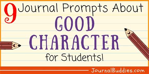 What is Good Character and How to Develop It » JournalBuddies.com