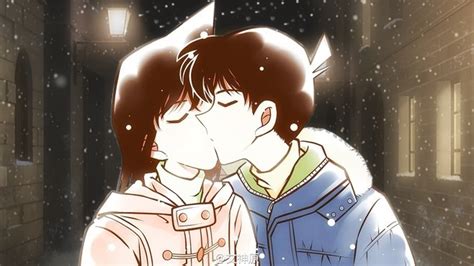 Detective Conan Ran And Shinichi Kiss