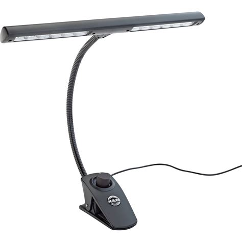 K&M Music Stand Light with Dimmer (Black) 12295.098.55 B&H Photo