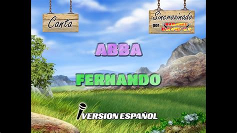 Abba - Fernando Karaoke (Version Español) - YouTube