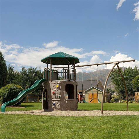 Lifetime Outdoor Playground Swingset Tower Playset Swing Slide