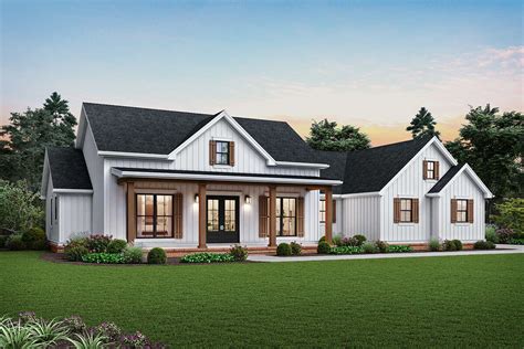 Modern Farmhouse Plan: 2,460 Square Feet, 3 Bedrooms, 2.5 Bathrooms ...