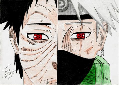 Obito E Kakashi Aprenda A Desenhar Animes Arte Naruto Kakashi | Images ...