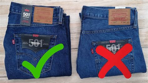 How to spot a fake Levi's Jeans | Levi's 501 Original Jeans | Fit ...
