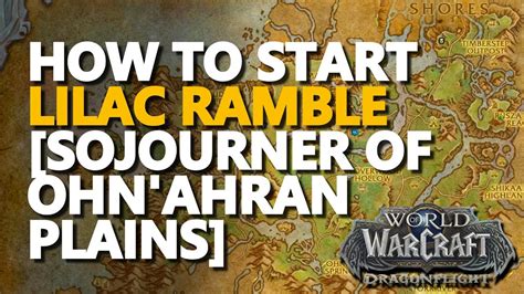 Lilac Ramble WoW Questline Start - YouTube