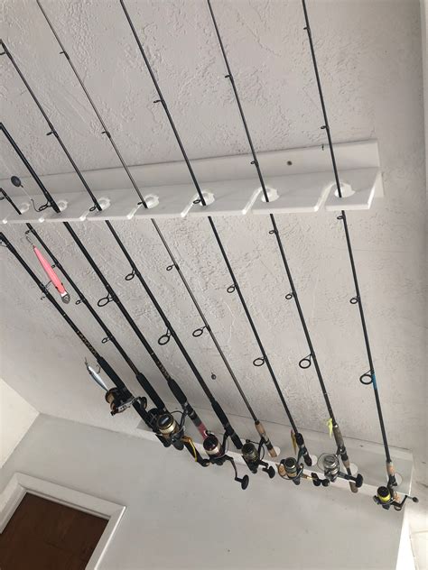 Ceiling Mounted Fishing Rod Holder Plans | Shelly Lighting