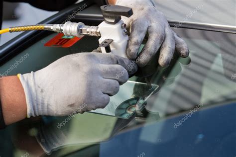 Repair crack in windshield Stock Photo by ©mlehmann 8165507