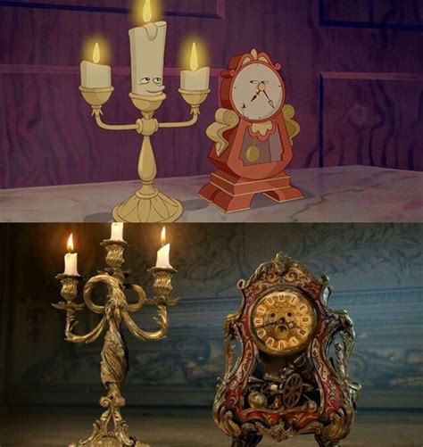 Lumiere and Cogsworth - Beauty and the Beast Photo (39862795) - Fanpop