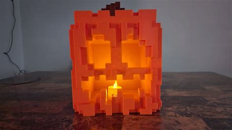 Minecraft Jack-o-lantern - Etsy