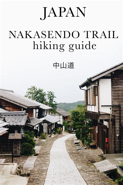 Nakasendo Walking Trail Map : Japan: Hiking the Nakasendo Trail ...