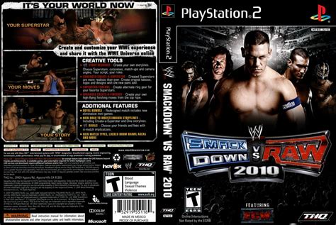 CAPAS PARA PLAYSTATION 2: Wwe - Smackdown Vs Raw 2010