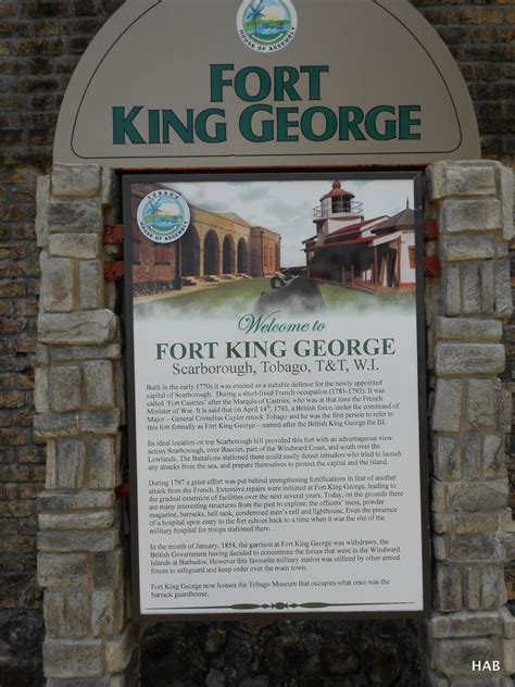 Where ever I go...: Fort King George, Tobago West Indies