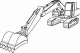 Excavator Coloring Pages To Download And Print For Free sketch template