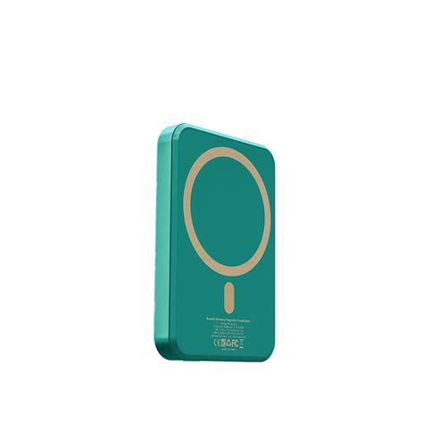 Boosta Magnetic Wireless Charger, 5,000 mAh Power Bank for iPhone 12, 13, 14 series - Teal ...