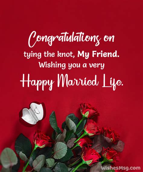 100+ Wedding Wishes For Friend - Marriage Wishes | WishesMsg (2022)