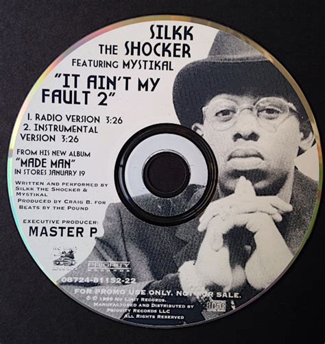 Silkk The Shocker Featuring Mystikal - It Ain't My Fault 2 (1999, CD) | Discogs