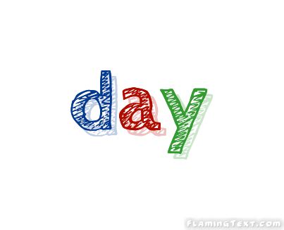 day Logo | Free Logo Design Tool from Flaming Text