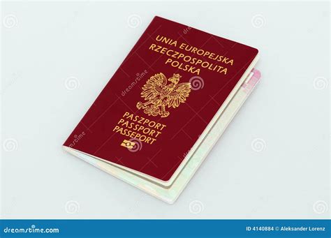 New Polish Passport Stock Images - Image: 4140884