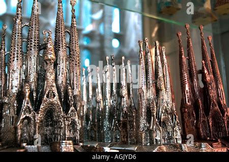 Sagrada Familia, Antonio Gaudi model of the completed church, Museum of ...