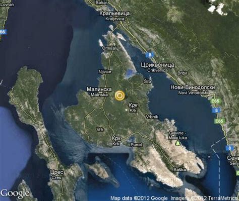 Krk Island : video, popular tourist places, Satellite map - Croatia ...