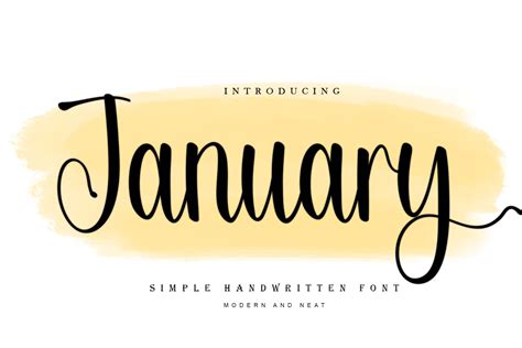 January Font by Creatype Designer · Creative Fabrica