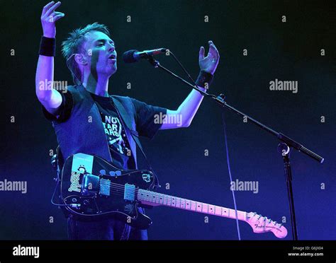 Radiohead live in concert Stock Photo - Alamy