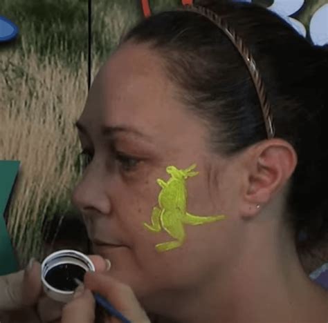 Kangaroo face paint | step-by-step guide | video