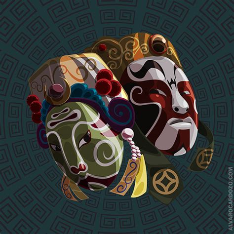 Chinese Opera masks on Behance