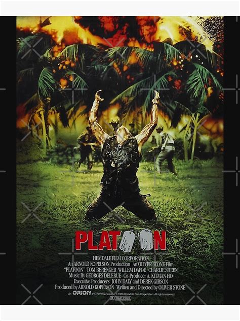 "Platoon Poster" Poster by HENNESSYSTEPH | Redbubble