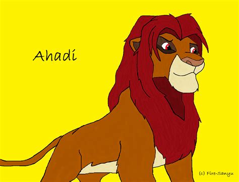 Lion King Ahadi by Fire-Sanyu on DeviantArt