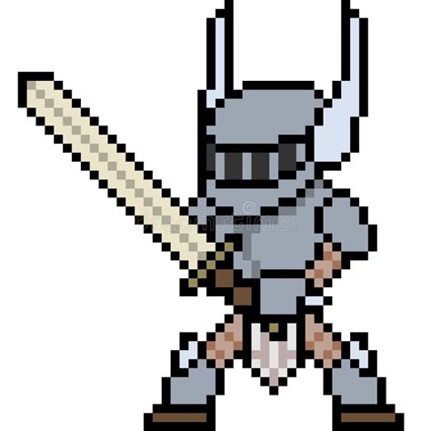 Pixel Art Knight Sprite