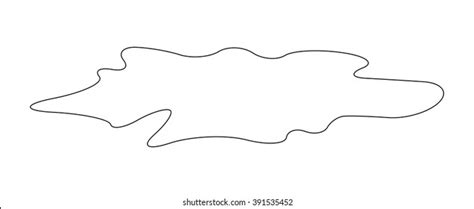 2,709 Puddle Outline Images, Stock Photos & Vectors | Shutterstock