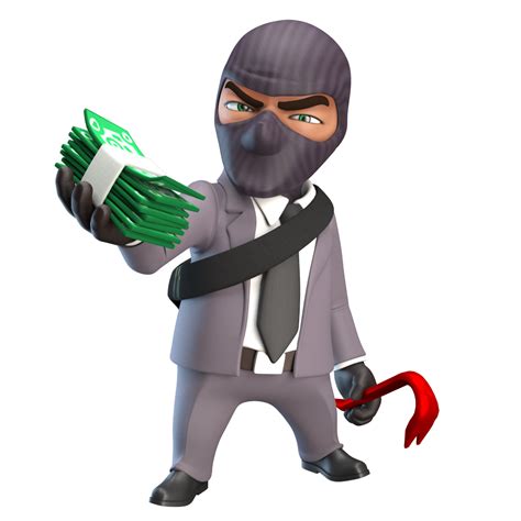 Thief, robber PNG transparent image download, size: 1024x1024px