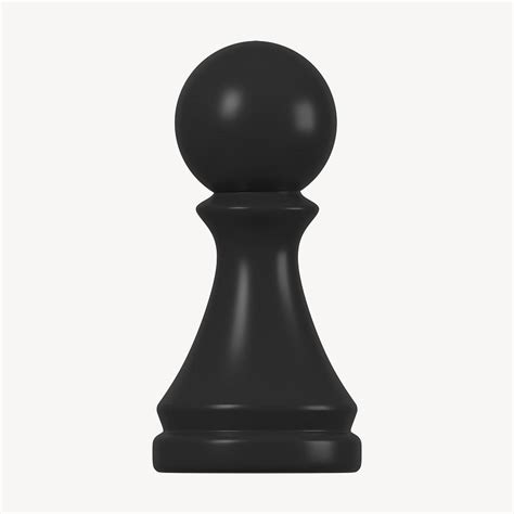 Chess Pawn Sign Emoji Icon Illustration. Board Games Vector Symbol - Clip Art Library
